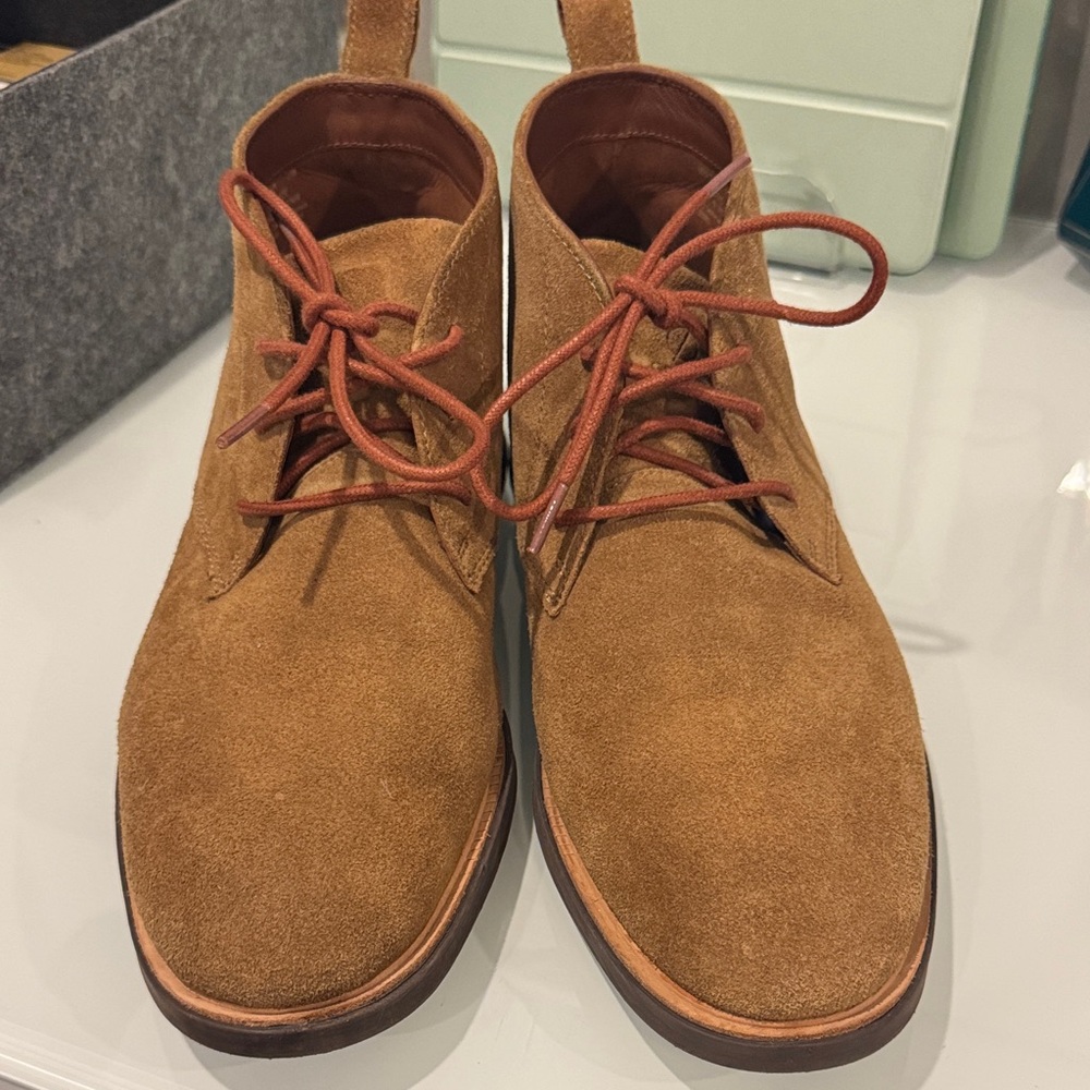 Cole Haan Tan Suede Chukka Boots